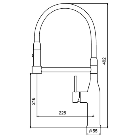 Dřezová baterie KI-70005-07 | KI-70005-07